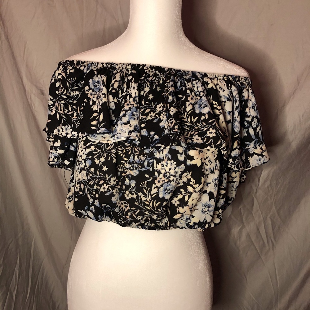 Off the shoulder floral top (Large)